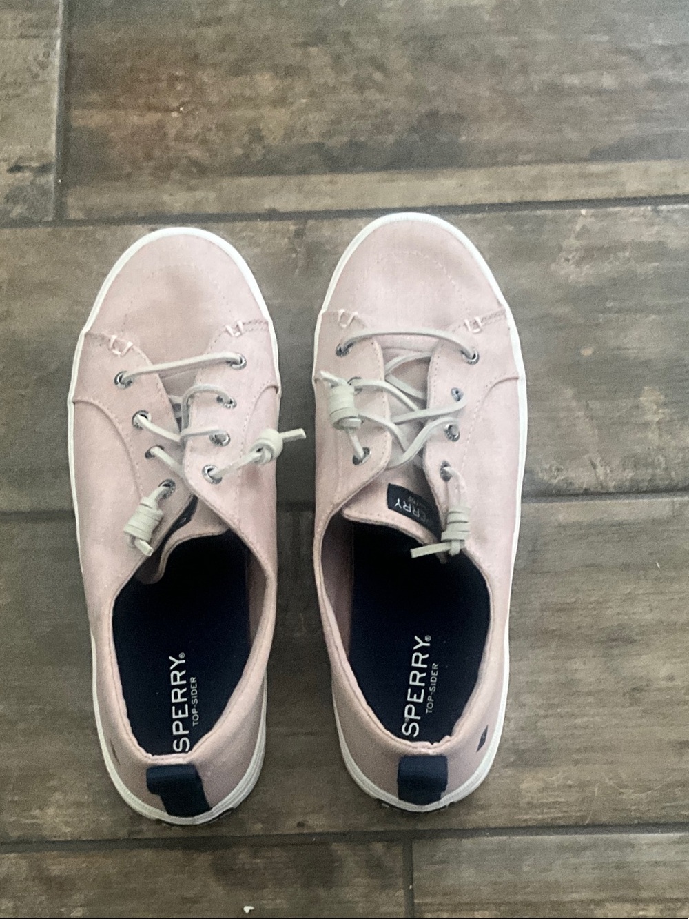 Sperry Blush Pink Canvas Boat Shoe Sneakers